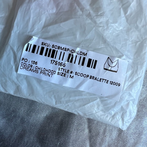 PARADE SCOOP BRALETTE dreams ⛅️ print size M - Picture 2 of 3